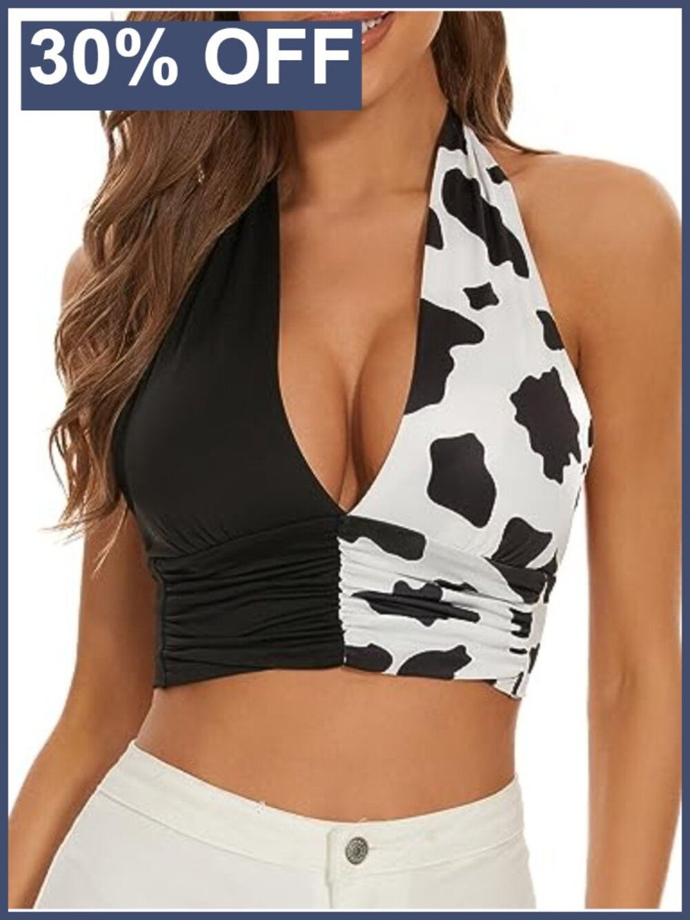 Women's Halter Crop Tank Top Backless Sexy Summer Going Out Top